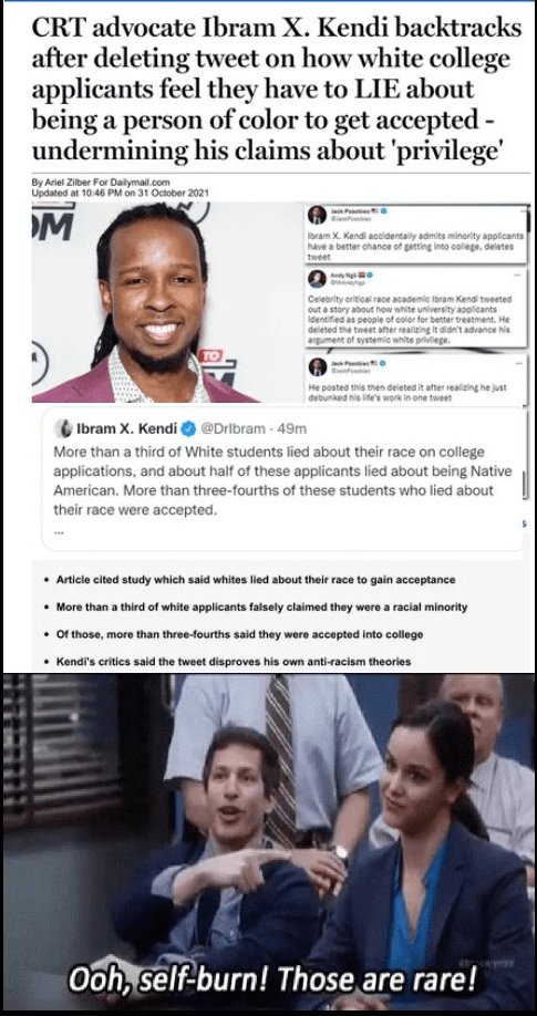 Ibram X. Kendi`s&nbsp;selfburn