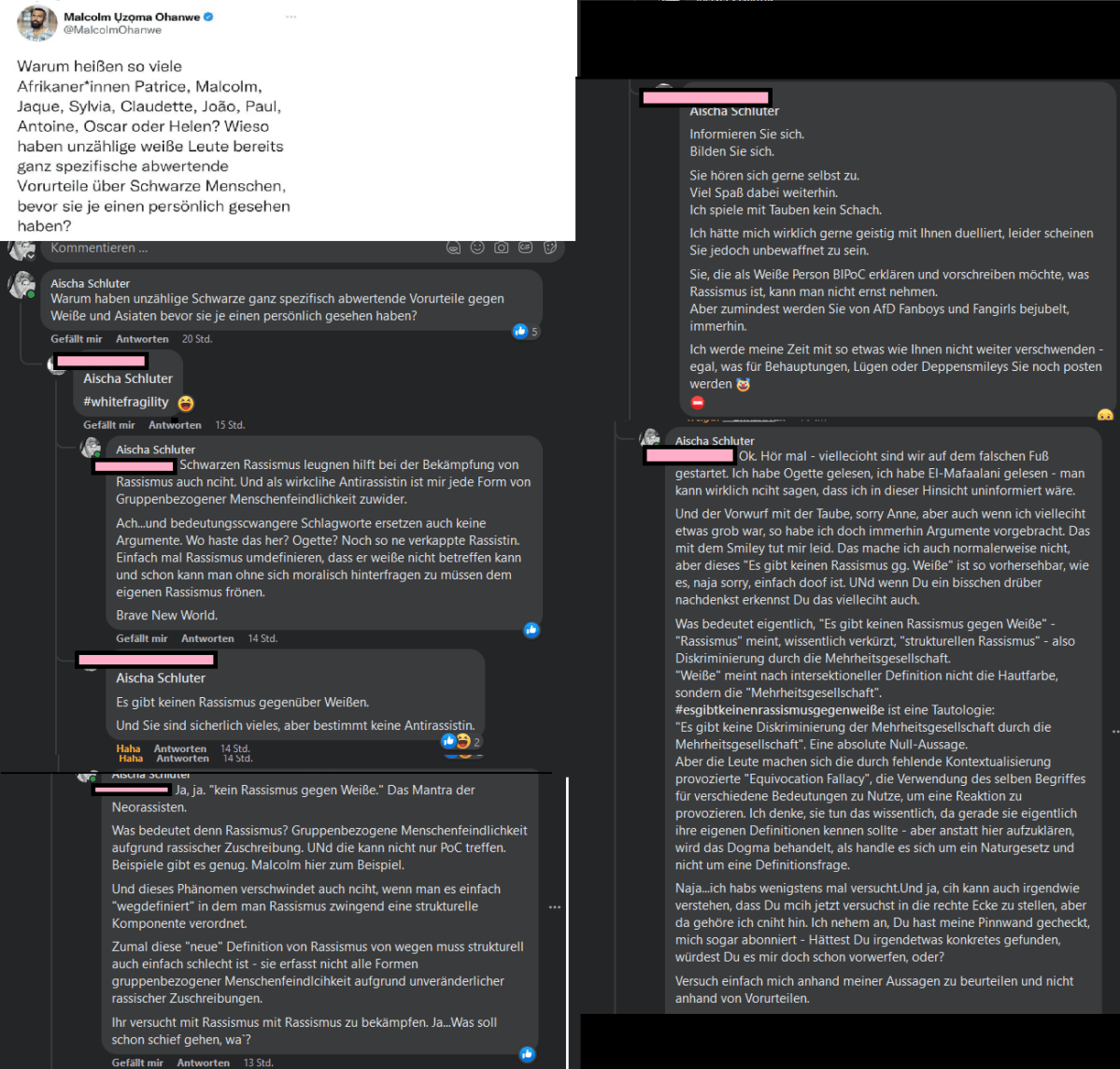 Kein Rassismus gegen Weiße – Diskussion&nbsp;(20.12.2022)